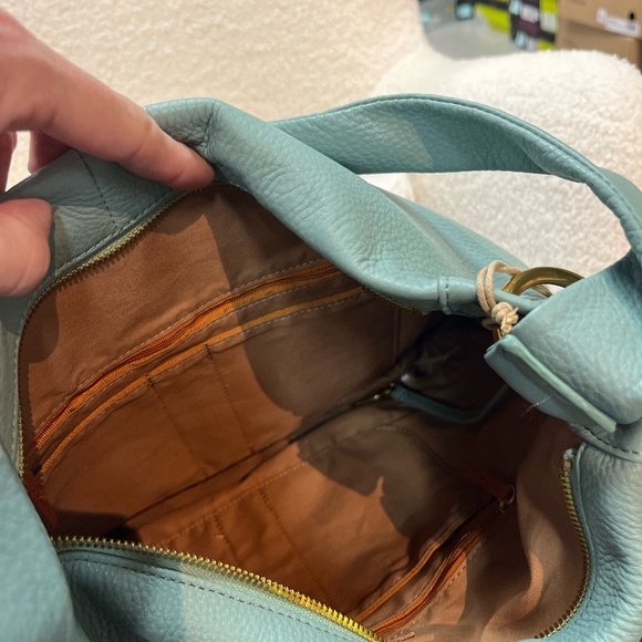 HOBO - Fern Tote Purse Leather Straps Pale Green NWT - Picture 8 of 9